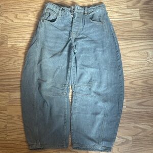 We The Free Relaxed Gray Jeans